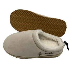 OEM Fuzzy Slippers Cozy Memory Foam Wool-Like Plush Fleece Lined House Slippers Warm Anti-Skid Indoor Outdoor Shoes