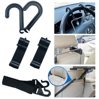 Support de Table Extensible pour Ordinateur Portable, Support de Siège de Voiture Multifonctionnel Portable, Support de Volant de Voiture, Support de Siège Arrière, ABS