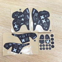 Manettes PS5 antidérapantes personnalisées Grip Stick Poignée absorbant la sueur avec autocollant antidérapant en silicone Avertissement d'utilisation requise