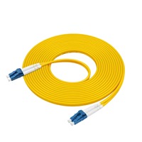 Latiguillo De Fibra Óptica Dúplex G657A LC/UPC A LC/UPC Monomodo OS2 Cable Amarillo 2.0mm