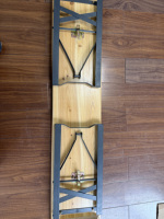 Großhandel 180/200/220cm Tragbarer Klappbarer Holz-Biertisch-Set für Outdoor-Picknick, Restaurant, Garten und BBQ-Nutzung