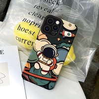 Coques de téléphone portable de dessin animé d'impression personnalisée de style Ins pour Iphone 17 16 15 14 13 12 11 Pro Max Xs 7 8 couvertures arrière antichoc