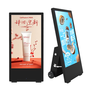 Kiosco <span class=keywords><strong>de</strong></span> Señalización Digital Portátil con Pantalla LCD <span class=keywords><strong>de</strong></span> 43 Pulgadas <span class=keywords><strong>de</strong></span> Alto Brillo (2500nits), Sistema Operativo Android y Retroiluminación LED <span class=keywords><strong>de</strong></span> Borde - Product Image 1