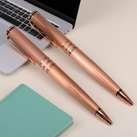 Stylo à bille en métal rotatif cadeau stylo à perles stylo Signature de bureau publicité commerciale avec capacité d'impression de logo