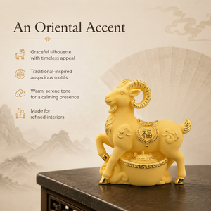 Squisita Statuetta di Ariete Placcata in <span class=keywords><strong>Oro</strong></span> 24K con Finitura Vellutata Sabbiata, Scultura in Metallo Personalizzata, Regalo Aziendale - Product Image 3