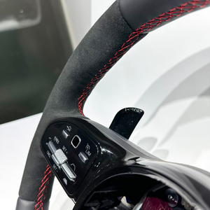 Volante Deportivo Personalizado de Cuero para Mercedes-Benz <span class=keywords><strong>AMG</strong></span> GT63S W212 W221 W222 W205 W204 <span class=keywords><strong>C220</strong></span> GLC63 CLA S63 GLC W907 - Product Image 5