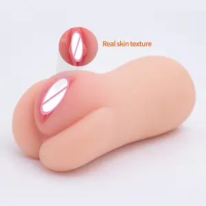Ilicono-vagina realista para hombres, juguete erótico de 3D u, vagina