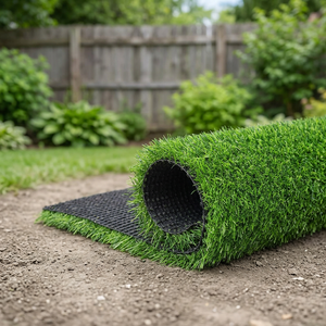 Gazon artificiel haute performance, pelouse synthétique, décoration murale intérieure, terrain de football, aménagement paysager, jardin, toit, balcon - Product Image 3