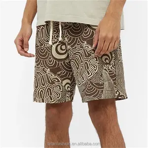 Pantalones cortos de playa de Cachemira Hawaianos para hombre, estampado completo personalizado, 100% rayón, vacaciones