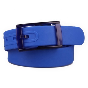 Cinto de Borracha Ajustável Colorido Unissex, Cinto Casual de Plástico, Cinto de Silicone com Fivela de Plástico - Product Image 2