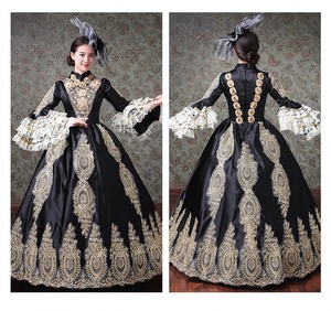 QQWZ233 Drop Ship 1 Pc 18th Century Victorian Baroque Marie Antoinette Ball Dress Royal Women's Formal Costume en XL Size - Product Image 4