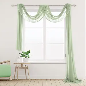 Arch Draping Fabric Chiffon Backdrop Drapery Curtains For Wedding Decoration Swag Ceiling