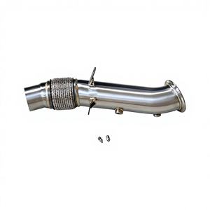 Tubo de Escape de Alto Flujo Vortex con Acabado Espejo para N55 F10/F11/F07 535i/535xi E70 X5 E71 X6 EWG 2014+ Acero Inoxidable 304 de Alta Calidad - Product Image 1