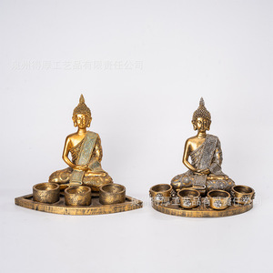 Ensemble de figurines de grenouilles en forme de parapluie, décorations de jardin et de cour extérieures, en résines synthétiques peintes, autoportantes - Product Image 1