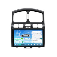 Radio para Auto MEKEDE con Android para Hyundai Santa Fe 2000-2012, JAC S1 2007-2013, Pantalla Táctil QLED, Navegación GPS, Funcionalidades OEM