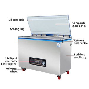 Zk-1000 Commercial Single Deep Chamber Rice Factory Nut Brick Bag Stainless Steel Food Storage Sealer <b>Vacuum</b> Packaging Machine - Product Image 2