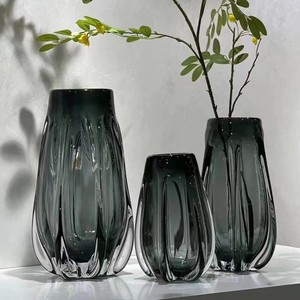 Modern Luxury Glass <b>Vase</b> High Quality Decorative <b>Vase</b> Desktop Hydroponic Flower <b>Vase</b> - Product Image 2