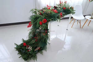 M642 boda evento Fiesta realista flor pared telones de fondo hecho a mano <span class=keywords><strong>Natal</strong></span> 5D Navidad arreglos florales centro de mesa decoraciones - Product Image 3