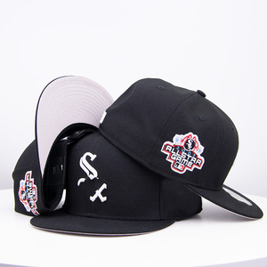 Gorras Clásicas Nuevas Originales con Logo Personalizado Estilo Era para Hombre, Gorra de Béisbol Ajustada de 6 Paneles, Visera Plana Vintage Cerrada - Product Image 4