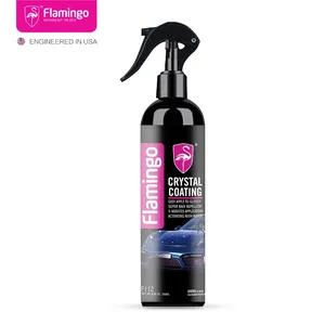 Flamenco-cera líquida para el cuidado de la pintura del coche, recubrimiento hidrofóbico Nano de Cerámica de cristal, resistente al agua, Brillo alto, 250ml