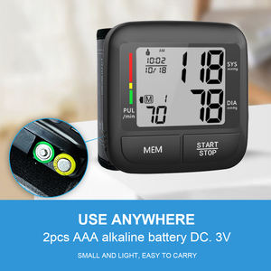 <span class=keywords><strong>Meilleur</strong></span> <span class=keywords><strong>tensiomètre</strong></span> LCD à grand écran sphygmomanomètre intelligent Machine BP <span class=keywords><strong>tensiomètre</strong></span> numérique au poignet - Product Image 4