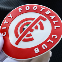 Étiquettes en silicone Tatami en gros, personnalisées pour les logos des équipes de football, patchs thermocollants à changement de température