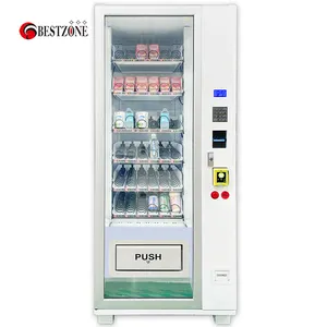 Máquina Expendedora de nuevo estilo Pago en efectivo Teclado Bebidas y máquina expendedora de aperitivos