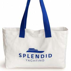 New High Quality Custom 16oz Organic Recyclable Plain Cotton Shopping Tote Bag Canvas Tote Bag With Custom Printed Logo - Product Image 1