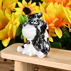 منحوتات حيوانات من الأحجار الطبيعية بالجملة، تماثيل حمار وحشي وكبيرة من حجر اليشب لتزيين المنزل - Product Image 6