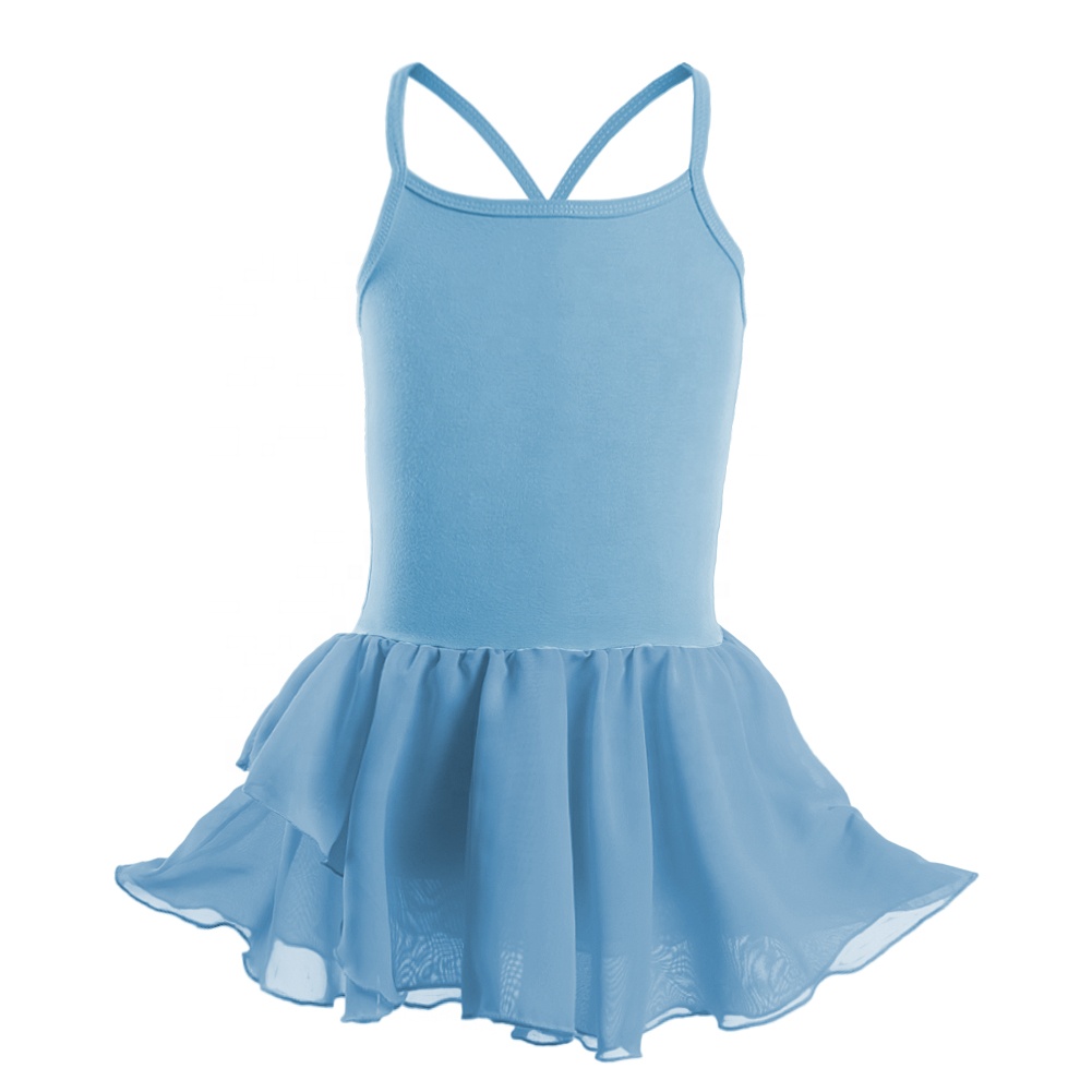 Новинка 2288, комплект балетного костюма для девочек, танцевальная юбка на бретельках, балетное трико, оптовая продажа