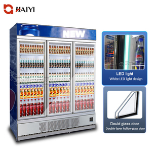 Năng Lượng Hiệu Quả Thương Mại Siêu Thị Đồ Uống Mát Làm Mát Không Khí Refriger Showcase Cho Uống Nước Trái Cây Lưu Trữ - Product Image 1