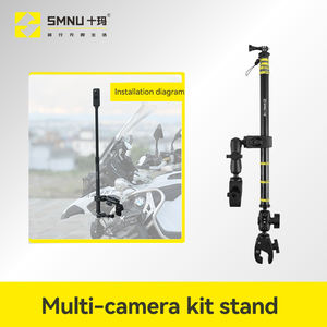 كاميرا SMNU عصا سيلفي بعصا دوران للدراجة 4k Sport لكاميرا رياضية بمحرك - Product Image 3