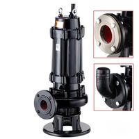 Pompe à eau centrifuge submersible en acier inoxydable pour l'approvisionnement en cas d'incendie industriel, débit élevé, contrôle entièrement automatique
