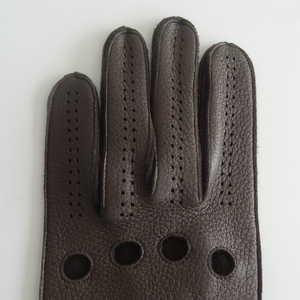 Gants de conduite en cuir pour hommes, en peau d'agneau pour l'extérieur, de voiture, de <span class=keywords><strong>moto</strong></span>, de pilote, de haute qualité, personnalisés - Product Image 4
