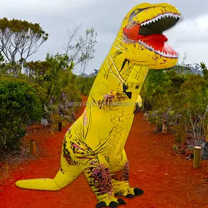 Halloween robes costumes de dinosaures gonflables styles colorés costumes gonflables en gros pour adultes