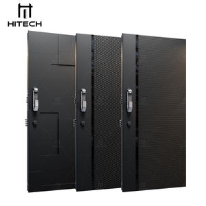 Hitech-US Puerta de entrada delantera moderna Puerta exterior negra Puertas de entrada pivotantes modernas - Product Image 2