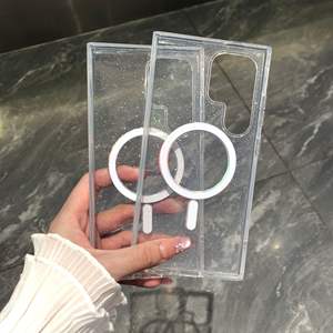 Coque de téléphone magnétique transparente à paillettes étoiles pour <span class=keywords><strong>Samsung</strong></span> Galaxy S26 Plus Ultra, étui laser coloré IMD, prix d'usine, vente en gros - Product Image 5