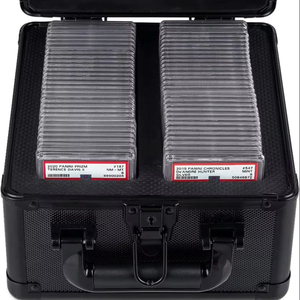 Boîte de rangement pour cartes gradées, capacité de 60+ cartes, étui pour cartes gradées, cartes sportives, cartes à collectionner de baseball - Product Image 1