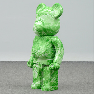 Escultura de Oso de Resina, Figura Decorativa Artística para Piso, Diseño Contemporáneo, Paquete Individual - Product Image 4