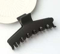 Pince à cheveux en silicone de 11 cm, élégante et simple, grande pince à cheveux en silicone avec de nombreux clips à cheveux