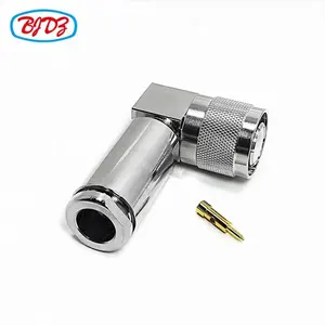 RF Coaxial cable connector HN male clamp RA for cable RG213