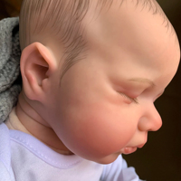 50cm comme un vrai sommeil vivant Reborn bébé LouLou avec peau de peinture 3D veines visibles 20 pouces nouveau-né poupée jouet Bebe Silicone