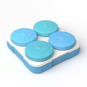 <b>Lunch</b> <b>Box</b> for Adults With Tableware Bag 4 <b>Compartment</b> Divided <b>Lunch</b> Containers With Lids Leakproof BPA Free Dishwasher Safe Blue - Product Image 2