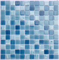 Mosaïque de nuage vitreo mosaïque de verre vert turquoise pour carrelage de piscine carrelage vitreux