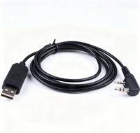 Cable Serial USB a TTL FTDI, Cable de Programación PLC con Conector K, Cable de Datos para PC para Radios Walkie Talkie Kenwood Baofeng