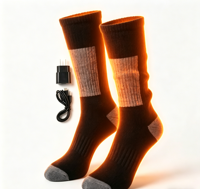 Chaussettes chauffantes jetables respirantes et élégantes pour adultes, chaussettes thermiques épaisses rechargeables pour l'hiver, pour hommes et femmes