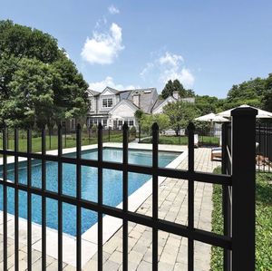 Clôture carrée moderne, pièces, en aluminium moulé, acier inoxydable galvanisé, robuste, panneaux de <span class=keywords><strong>balcon</strong></span> - Product Image 2