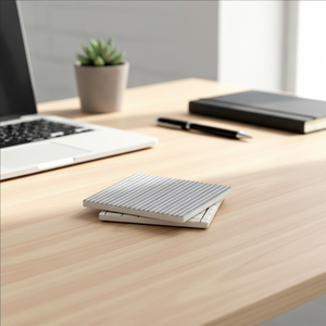 Posavasos Moderno para Bebidas, Diseño Geométrico de Madera y Azulejo, Absorbente de Agua, Base de <span class=keywords><strong>Corcho</strong></span> Cuadrada, Soporte de Metal, Regalo, Nuevo - Product Image 5