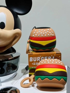 New T77 Bánh <span class=keywords><strong>Hamburger</strong></span> Phim Hoạt Hình Không Dây Màu Xanh Răng Loa Dễ Thương <span class=keywords><strong>Mini</strong></span> Có Thể Sạc Lại Plug-in Thẻ Di Động Dj Món Quà Sinh Nhật Loa - Product Image 5