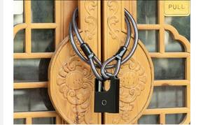 <span class=keywords><strong>Candado</strong></span> Inteligente para <span class=keywords><strong>Bicicleta</strong></span> JINJIAN Modelo 106 con Construcción de Aleación de Acero y Aluminio, Fácil de Transportar para Motocicleta, Almacén, Puerta, Gimnasio - Product Image 5